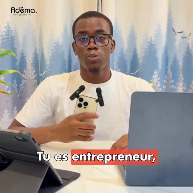 Publicité ADEMA Afrik Q4, second format, avec Cherif Moutalib Moussa